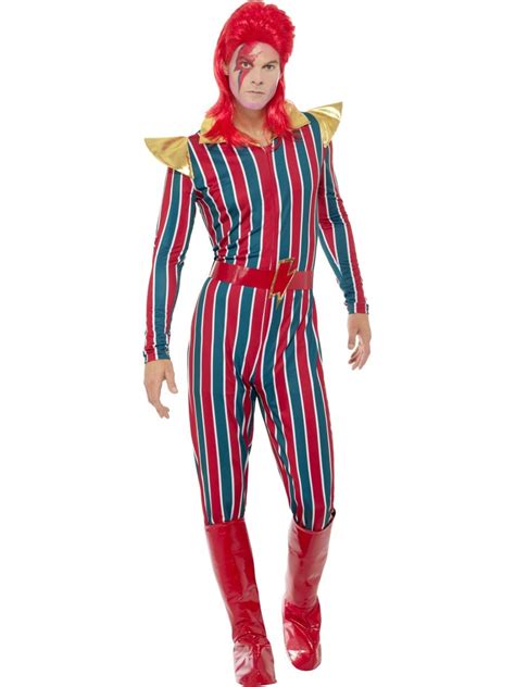 Space Superstar Bowie Men S Fancy Dress Costume