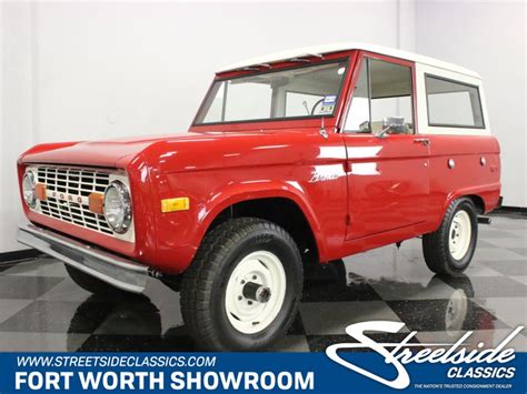 1972 Ford Bronco Classic Cars For Sale Streetside Classics