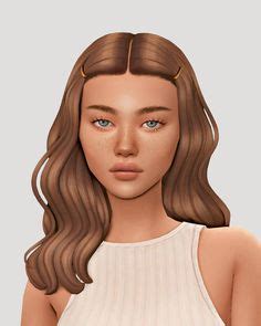 Sims Hair En Sims Sims Contenu Personnalis Cheveux Sims