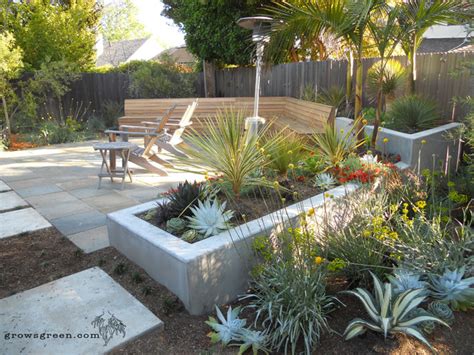 Modern Succulent Garden Contemporary Landscape San Francisco By Growsgreen Landscape Design