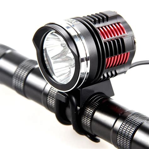 3 L2 LED Front Bicycle Bike Rechargeable Light Torch Headlight Lamp Set