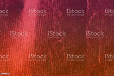 Design Old Red Metallic Fabric Texture For Use As Background Stock