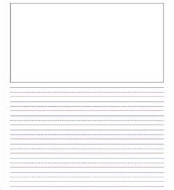 Elementary Lined Paper for Kinder thru Third Grade | A Wellspring