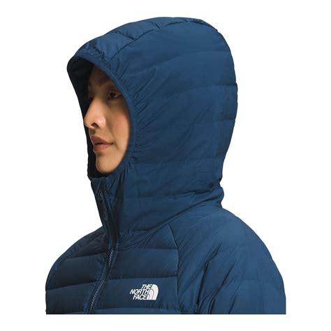 The North Face Womens Belleview Stretch Down Hooded Jacket Atmosphere