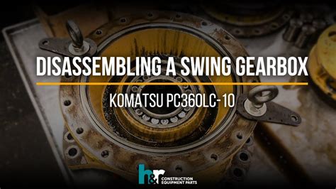 Excavator Swing Gearbox Disassembly YouTube