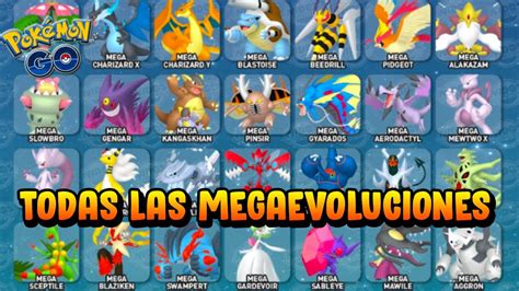 TODAS LAS MEGA EVOLUCIONES DISPONIBLES HASTA EL MOMENTO