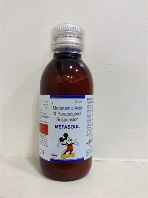 Mefenamic Acid And Paracetamol Suspension 250 Mg At Rs 53 In Baddi