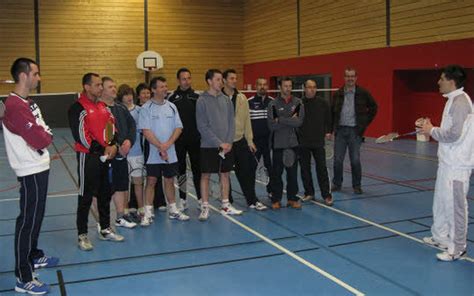 Badminton Les Encadrants En Formation Le T L Gramme