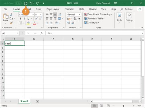 How To Save A Worksheet In Excel