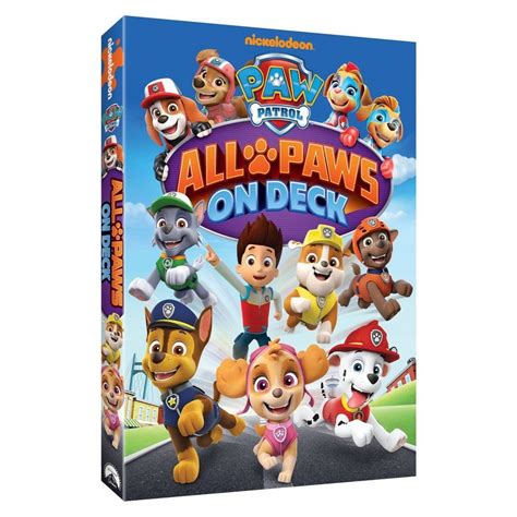 Paw Patrol All Paws On Deck Dvd In 2023 Paw Patrol Paw Patrol Nickelodeon Paw