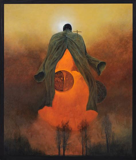 Zdzisław Beksiński Obraz Ab76 Bekspl