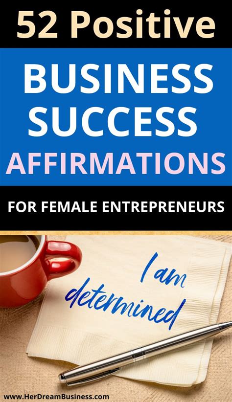 Positive Affirmations For Female Entrepreneurs