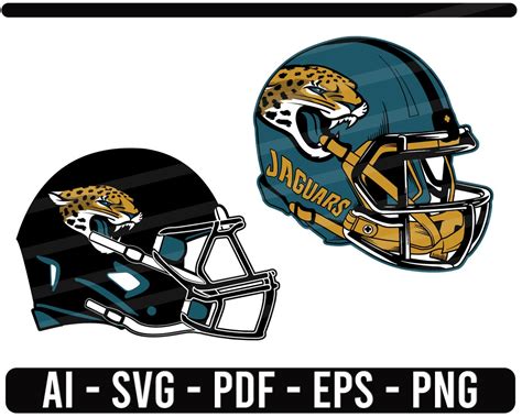 Jacksonville Jaguars Helmet SVG NFL sports Logo Football cut | Etsy