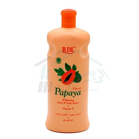 Whitening Lotion For Hands And Body Papaya 600 Ml