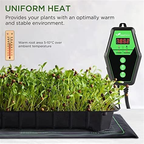 X Met Certified Seedling Heat Mat And Digital Thermostat Combo