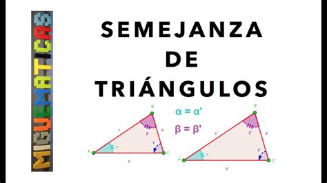 Esquema Semejanza De Triangulos Images