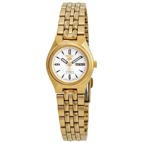 Seiko Seiko Womens 5 Automatic Syma22k Gold Stainless Steel