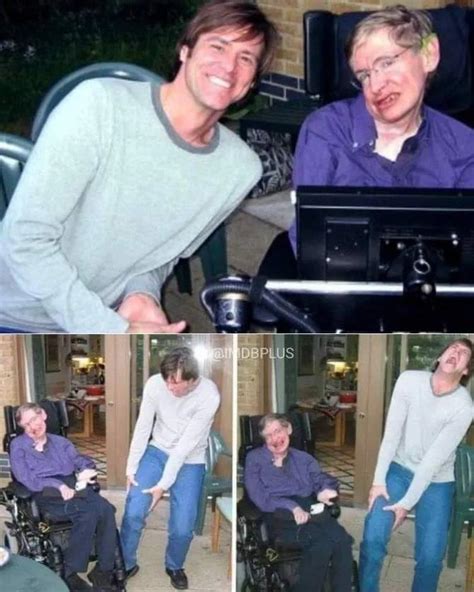 When Jim Carrey Met Stephen Hawking 9gag