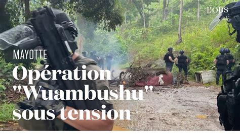 A Mayotte Les Crs Sappr Tent Lancer Lop Ration Wuambushu Dans Un