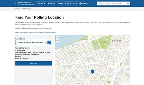 Mbta Launches Online “find Your Polling Location” Tool Ahead Of