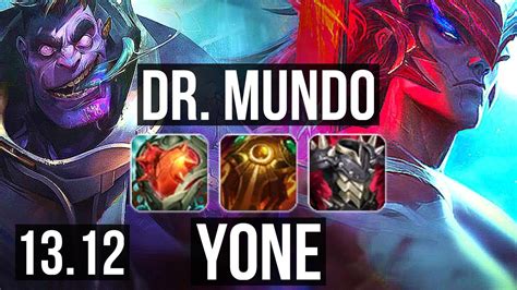 Mundo Vs Yone Top 1500 Games 6 1 2 800k Mastery Dominating Kr