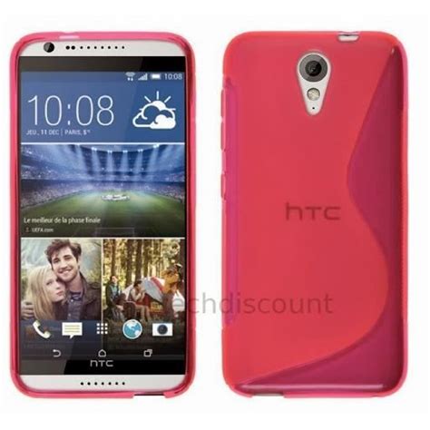 Housse Etui Coque Pochette Silicone Gel Fine Pour HTC Desire 620 Film