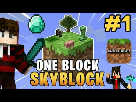 How To Play Minecraft Sky Block Part Minecraft Survival Youtube