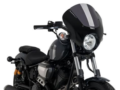 Semi carénage DARK NIGHT pour Yamaha XV950 Pare brise