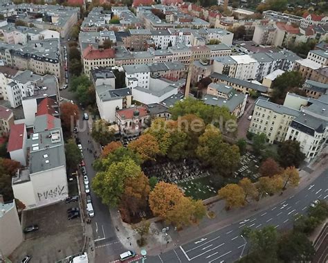 Luftaufnahme Halle Saale Synagogen Gebäude der jüdischen Gemeinde