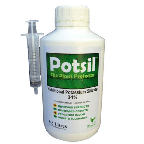 500ml Potsil Liquid Silica Potassium Silicate Silicon Stronger Plants Ebay