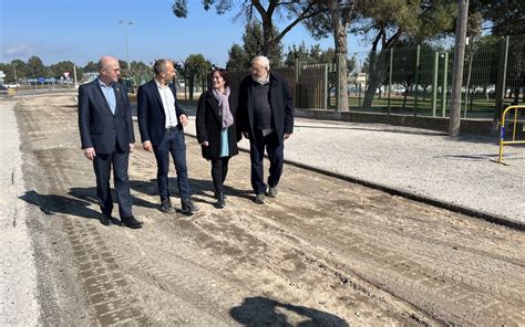 Arrenquen les obres per dotar el Parc de lAgulla duna nova façana al