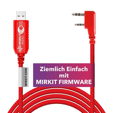 Mirkit FDTI USB Programmierkabel Mit Plug Play Funktion