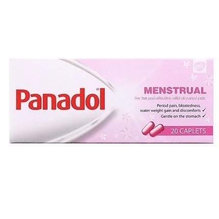 Jual Panadol Menstrual Singapore Caplets Per Strip Hand Carry