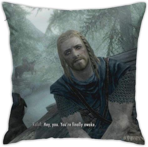 Mumany Youre Finally Awake Bedroom Couch Sofa Square Pillow Case Home