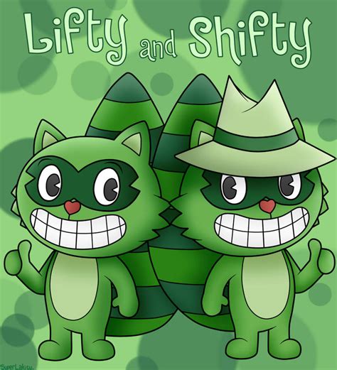 Happy Tree Friends: Lifty and Shifty by ElCajarito on DeviantArt