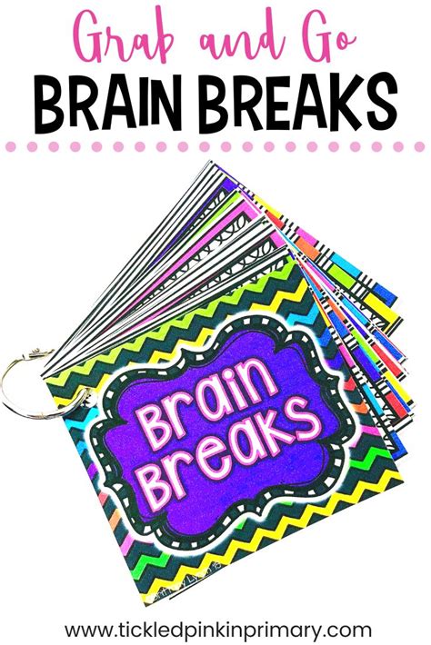 Grab And Go Brain Breaks In The Classroom • Tickled Pink In Primary