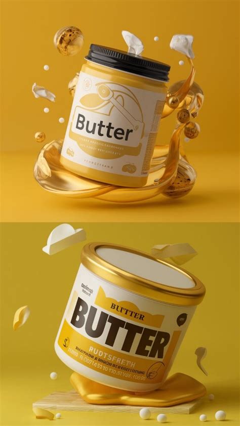 Butter Packaging Design Agency Delhi Butter Packet Design In 2024 Food Logo Design