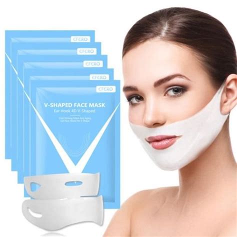 Nouveau Masque Liftant Bloskin 5Pcs Masque Lifting Masques De Menton