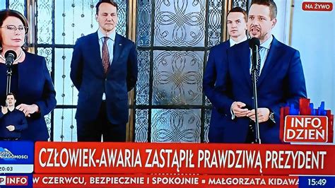 Rafał Trzaskowski wystartuje w wyborach prezydenckich Paskowy TVP już