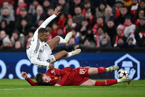 Liverpool V Real Madrid Van Dijk Makes A Mockery Of Kylian Mbappe