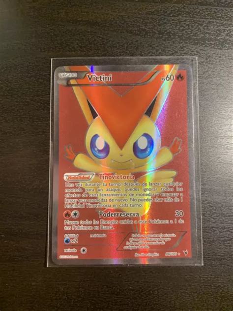 CARTE POKEMON VICTINI Ex Full Art Espagnol 98 101 EUR 35 00 PicClick FR