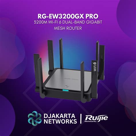 Jual Ruijie Reyee Rg Ew3200gx Pro Wi Fi 6 3200m Dual Band Gigabit