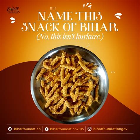 Bihar Foundation on Twitter: "With the onset of winter comes the season of food. Name this ...