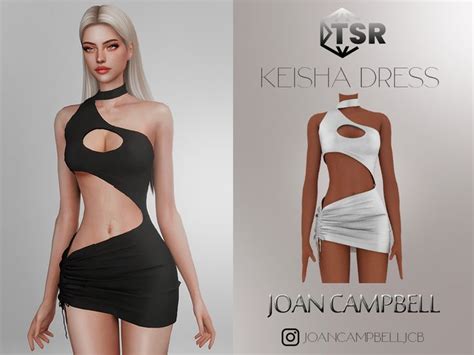 The Sims Resource Keisha Dress Sims 4 Dresses Sims 4 Mods Clothes