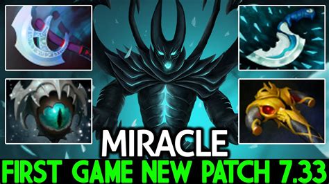 MIRACLE Terrorblade First Game New Patch 7 33 Free Farming Dota 2