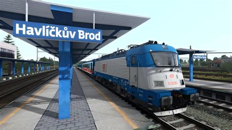 ČD 380 001-8 Škoda 109E1 🚂 Havlíčkův Brod – Kutná Hora - YouTube