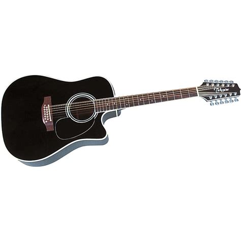 Takamine EF-381C 12-String Acoustic-Electric Cutaway Guitar | Musician ...