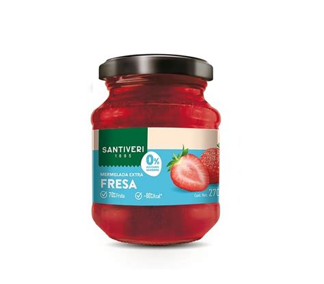 MERMELADA FRESA SANTIVERI 270 GR