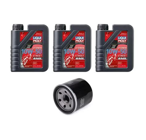 Kit Mantenci N L Liqui Moly Full Sint Tico W Filtro Riders