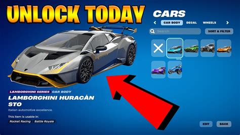 How To Get Unlocked Lamborghini Huracan STO NOW TODAY In Fortnite